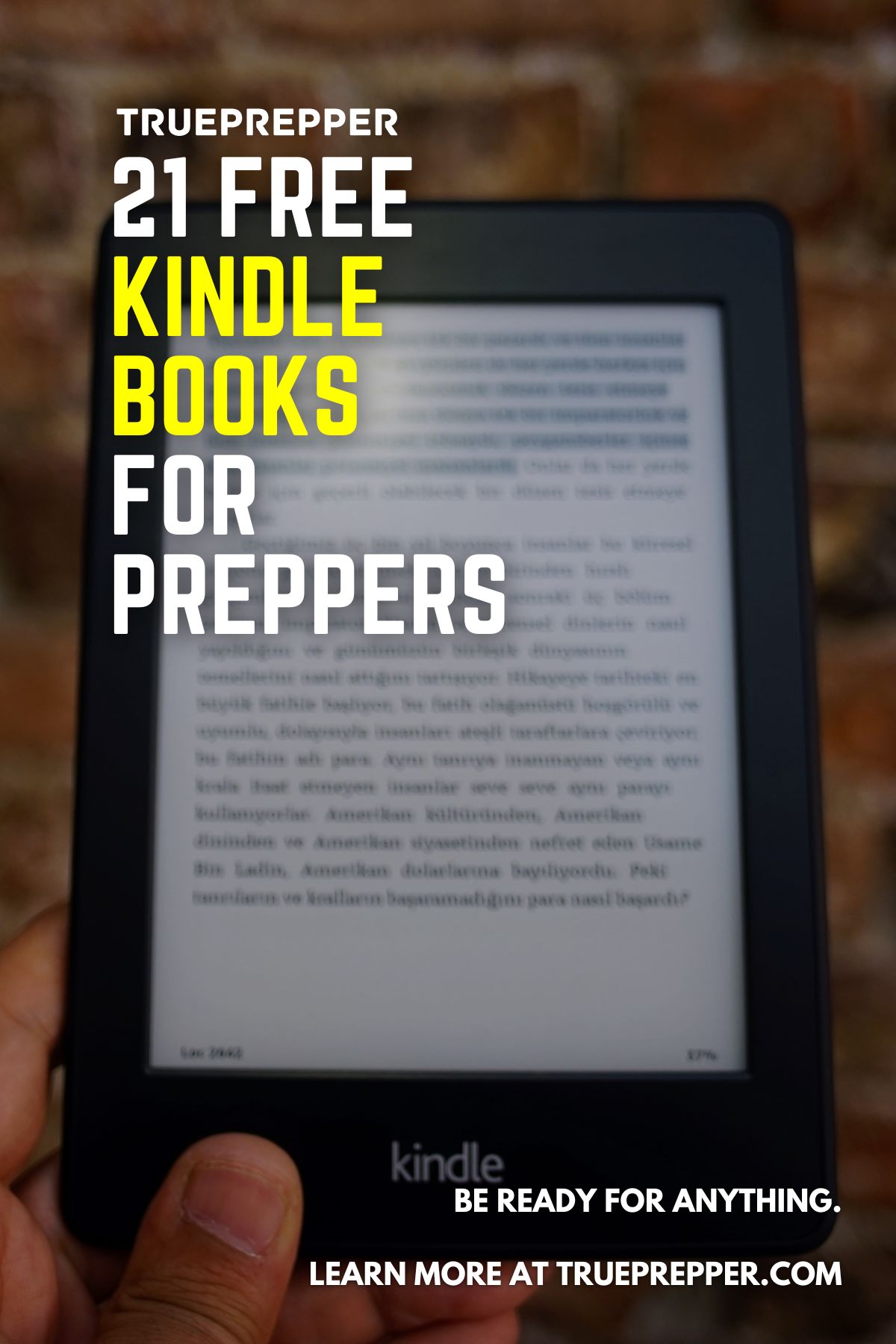21 Free Kindle Books for Preppers