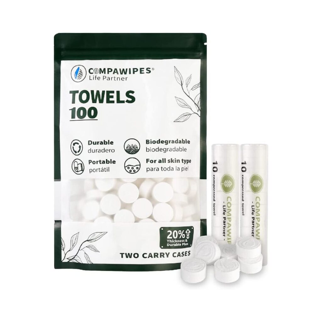 Compawipes Compressed Toilet Paper Tablets