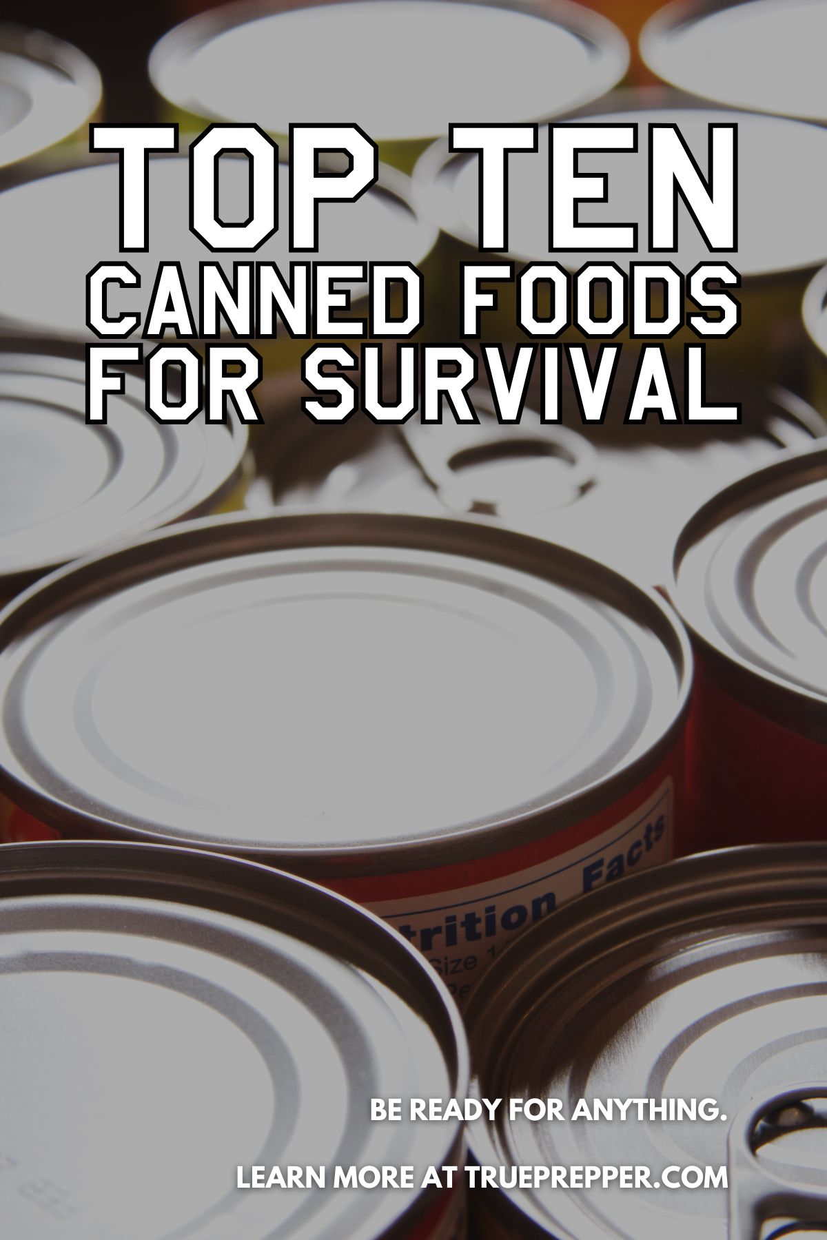 Top 10 Canned Foods for Survival